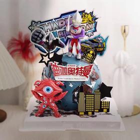 【迪伽奥特曼】叮当CAKE爆款生日蛋糕-鲜果奶油蛋糕