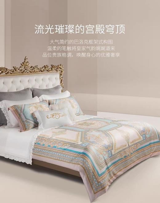ROYALCOVER/罗卡芙家纺 100支全棉独幅数码印花四件套 阿尔萨斯堡 商品图2