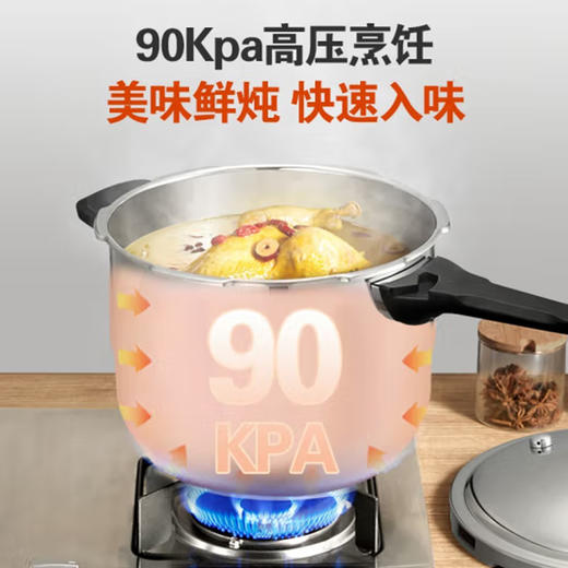 苏泊尔银河星不锈钢压力锅YS22E(22cm)专柜 商品图2