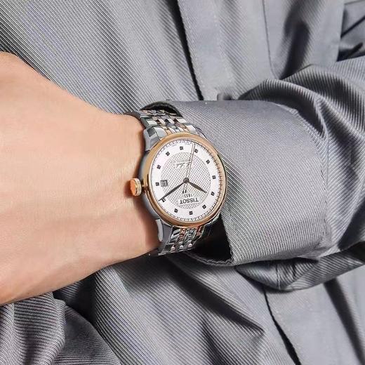 1F【天梭】TISSOT力洛克系列钢带80机芯机械男款T006.407.22.036.01 商品图0