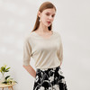 EITIE爱特爱春季新款五分袖透气短袖针织衫6901613 商品缩略图2