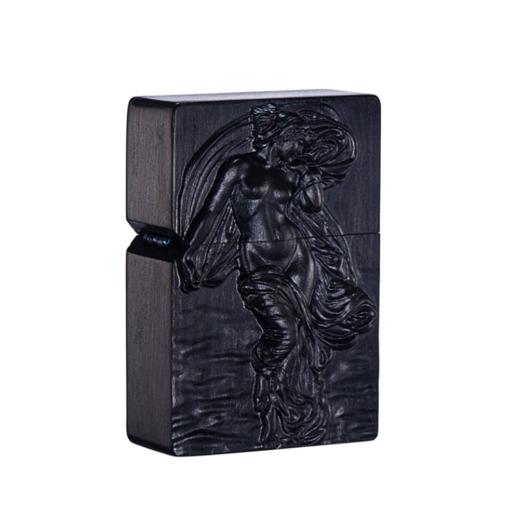 【打火机】首领檀木系列明火煤油打火机锦盒包装 商品图13