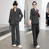 春装新款，套装宽松显瘦外套西装阔腿裤两件套HR-MYL2308-1 商品缩略图7