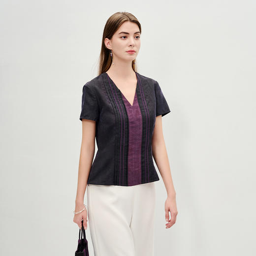 TANGY Collection/天意精品2023春季莨绸上衣 商品图1