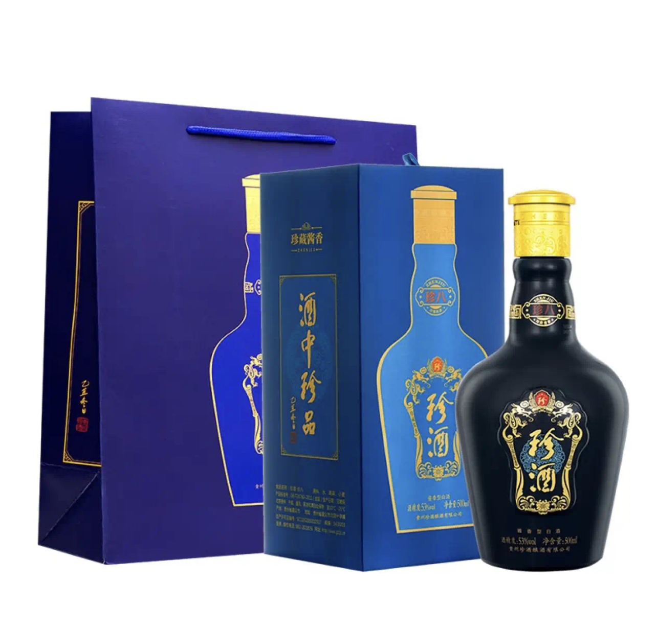 【珍酒】珍八 500ml*6-酱香型53度