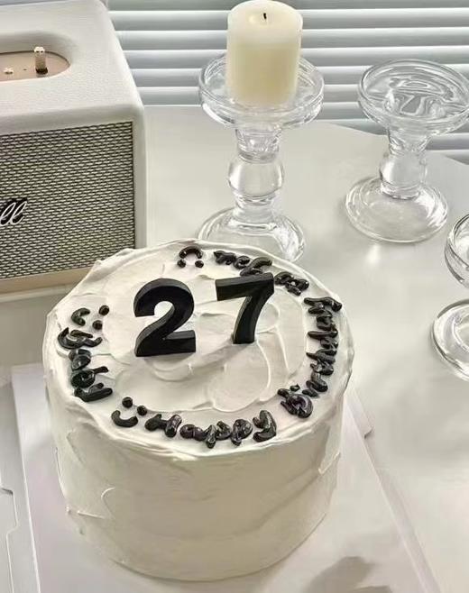 黑巢-黑巢- 说出你的年龄生日蛋糕生日蛋糕 商品图0