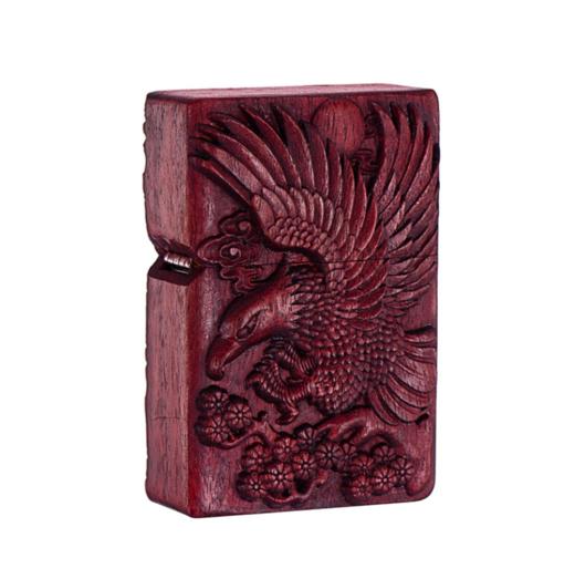 【打火机】首领檀木系列明火煤油打火机锦盒包装 商品图7