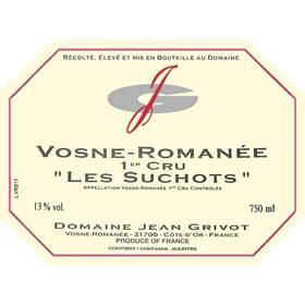 Domaine Jean Grivot Vosne-Romanee Les Suchots Premier Cru 让·格里沃酒庄苏格（沃恩·罗曼尼一级园）红葡萄酒 2013