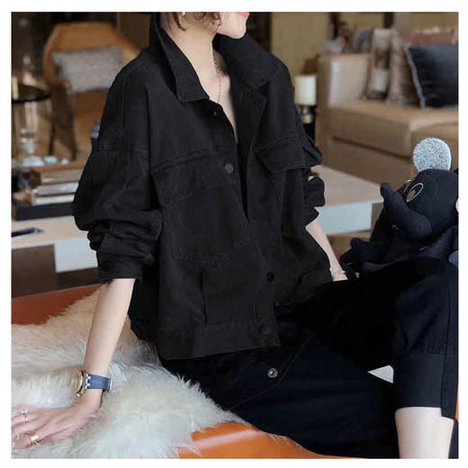 裁缝学苑AS02 短款牛仔外套纸样女装新款上衣服装衣服样板打版图 商品图1