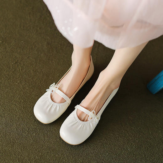 复古法式玛丽珍鞋，温柔晚风单鞋WC-M8431 商品图2