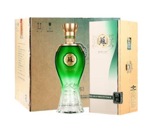 双沟 绵柔绿苏 浓香型白酒 40.8度 500ml 单瓶装（整箱为4瓶） 商品图1