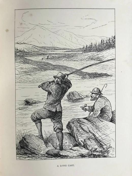 含藏书票！1886年 苏格兰高地与低地运动 52幅插图 漆布精装18开 商品图12