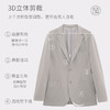 圣得西男士弹力轻薄休闲单西外套新款时尚平驳领西服外套2212927001 商品缩略图3