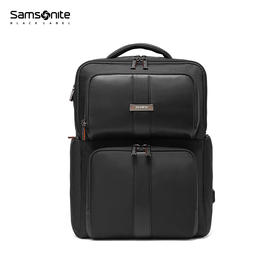 新秀丽SBL Zeltus系列高端商务弹道尼龙配牛皮双肩包HR4*004