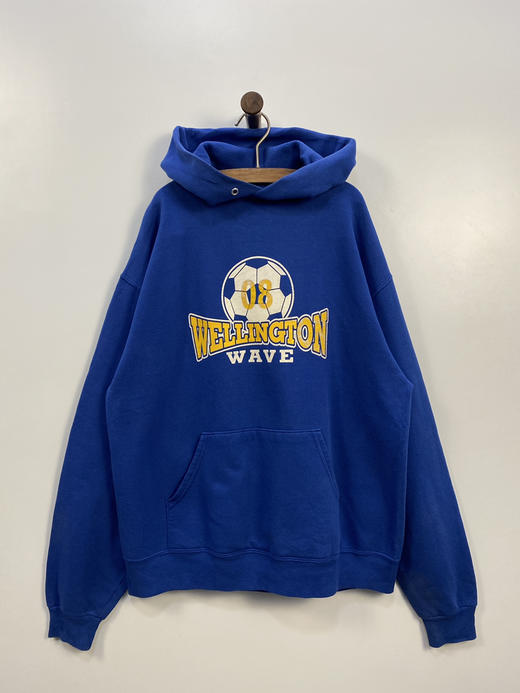 Y2K Vintage JERZEES 足球 连帽卫衣_HDS(L) 商品图1