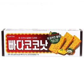 乐天酥脆饼干100g롯데 빠다코코낫