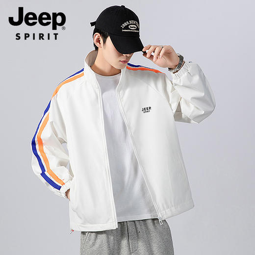 吉普2023新款春装情侣休闲立领夹克2306 商品图5