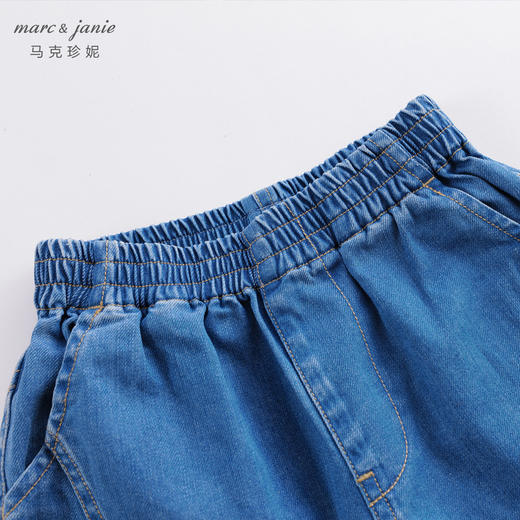 DD马克珍妮夏装新款 男童全棉牛仔灯笼裤 儿童七分裤230968 商品图3