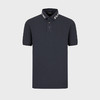 EMPORIO ARMANI 阿玛尼 男士标志衣领丝光珠地布短袖 Polo 衫 蓝色 3R1FG4 1JTKZ 09I0 商品缩略图0