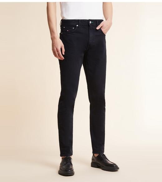 TOMMY HILFIGER   23新款春季男装休闲简约小绣标微弹水洗牛仔裤MW0MW31215 商品图1