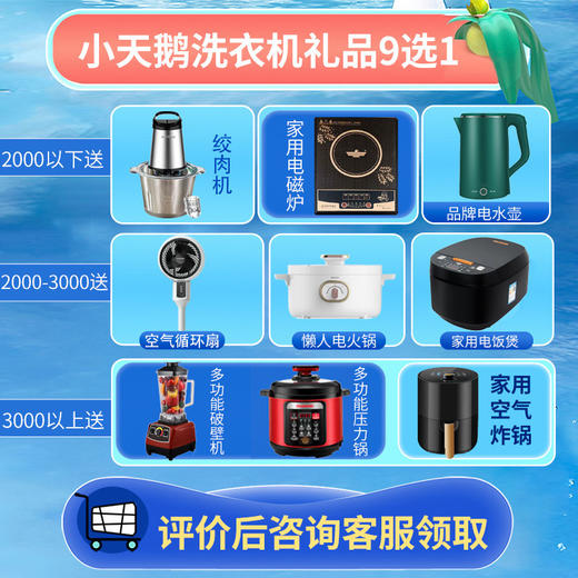 小天鹅洗衣全自动滚筒智能家电10KG洗烘一体 TD100VT828MUIY 商品图1