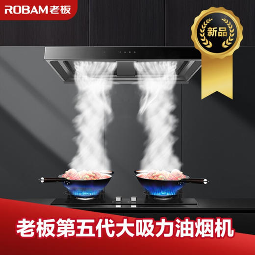 老板（Robam）CXW-260-8362欧式双腔21立方家用大吸力油烟大风量强档低噪智控内腔免拆洗抽油烟 商品图2