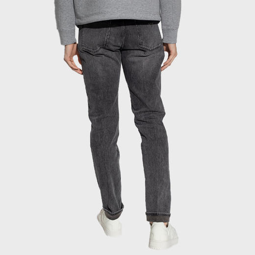 EMPORIO ARMANI 阿玛尼 男士棉质金属徽标休闲牛仔裤 灰色 3R1J75 1DPYZ 0006 商品图2
