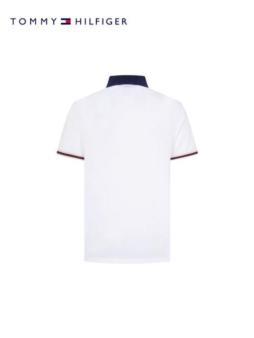 TOMMY HILFIGER  23新款春夏男装纯棉时尚徽章刺绣撞色翻领短袖POLO衫29412 商品图1