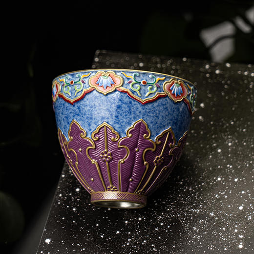 【宝】珐琅彩大业有成雕刻杯 商品图2