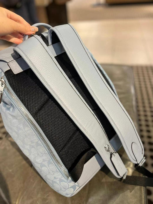 🇺🇸1999包邮！Coach Sullivan 香布雷翻盖抽绳双肩包🔥 商品图5