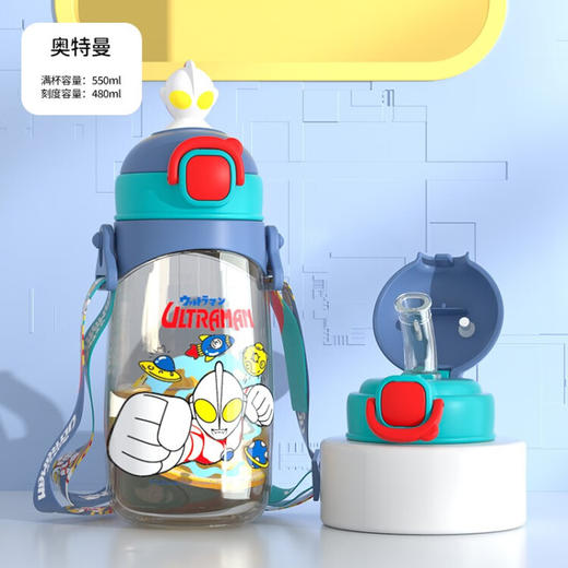 米仑熊（Milonbear）奥特曼hellokitty儿童吸嘴水杯500ml  MLX 商品图1