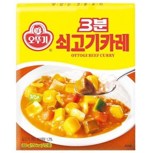 오뚜기 3분 쇠고기카레200g 商品图0