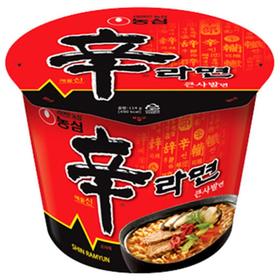 农心辛拉面大碗114g농심 신라면 큰컵