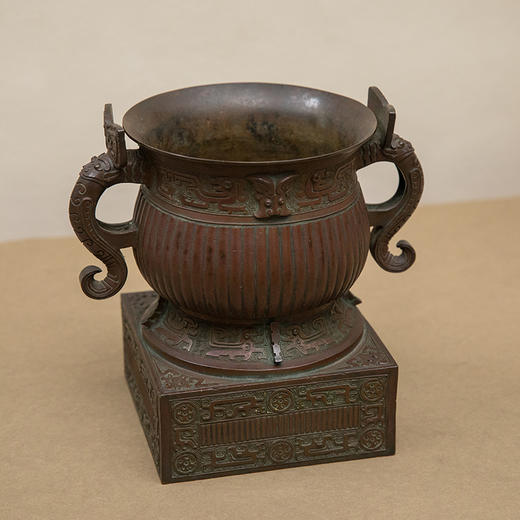 龟文堂青铜簋式炉 商品图4