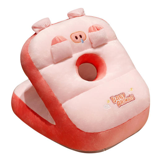 「四款可选！V型午睡枕」卡通午睡枕冰丝毛绒双面趴睡枕居家布艺办公室午睡学生趴桌子午休枕可插手 商品图4