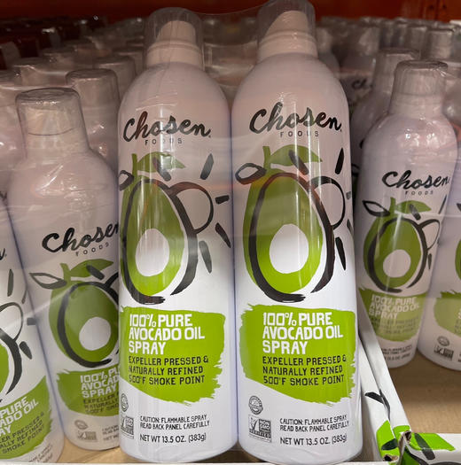 Chosen foods 100%有机牛油果🥑油喷雾383g*2瓶装 商品图3