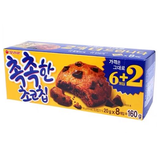 好丽友巧克力软曲奇饼干160g오리온 촉촉한 초코칩 商品图0