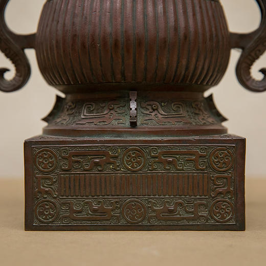 龟文堂青铜簋式炉 商品图2