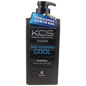 爱敬男士清爽去油洗发水550ml케이씨에스 옴므 딥클렌징 쿨샴푸