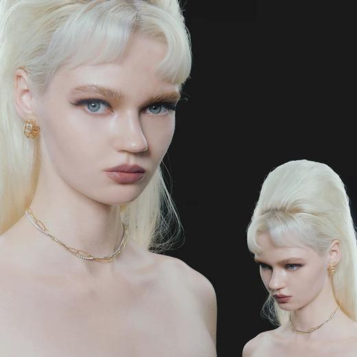 LINK TO LINK空镜星链耳环#1228FW 商品图4