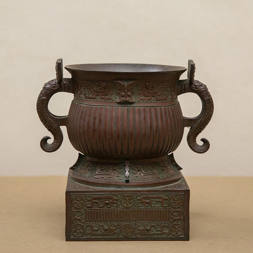 龟文堂青铜簋式炉 商品图0