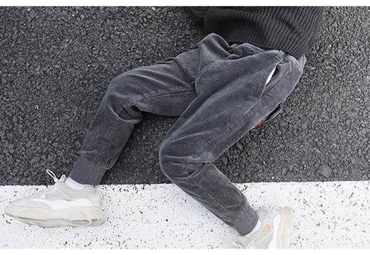 裁缝学苑 TW03男童运动裤1:1实物服装纸样剪裁图纸牛皮纸样 商品图3