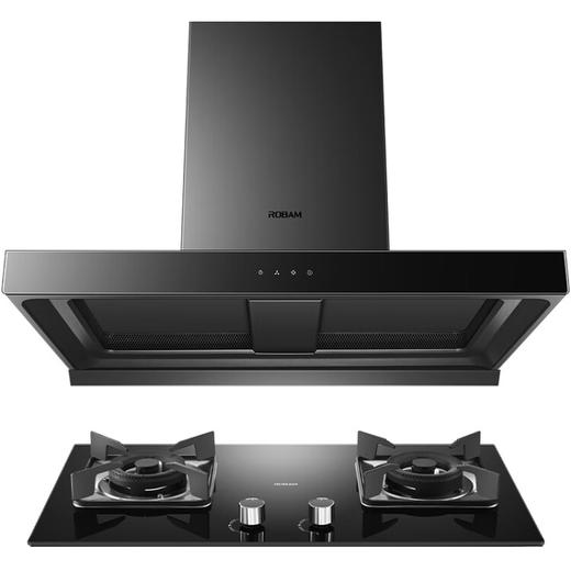 老板（Robam）8362+33B3K欧式双腔大吸力油烟21立方风量抽油烟4.1kW大火力燃气灶烟灶套装（液化气） 商品图1