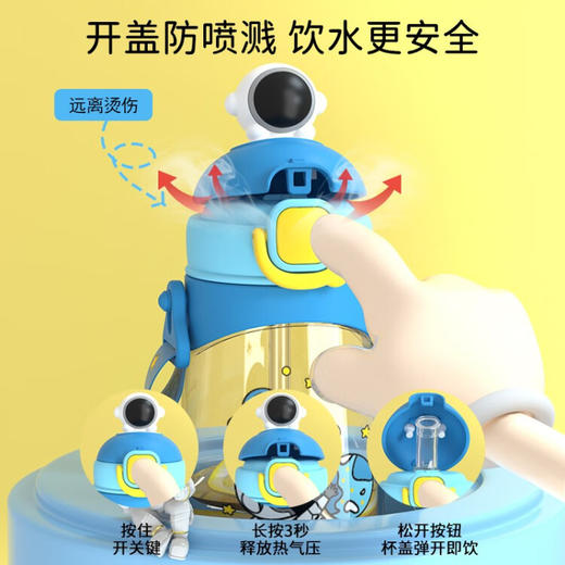 米仑熊（Milonbear）奥特曼hellokitty儿童吸嘴水杯500ml  MLX 商品图3