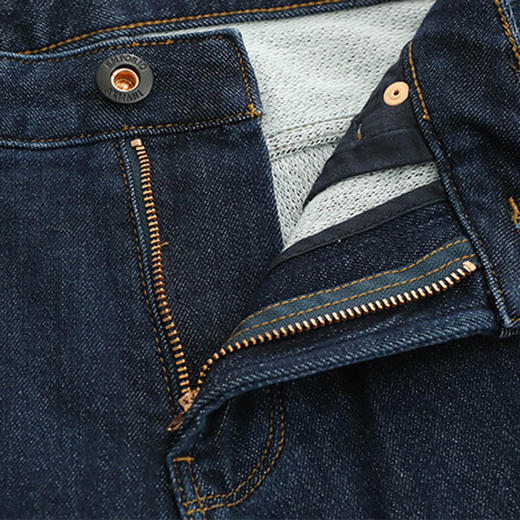 EMPORIO ARMANI 阿玛尼 男士棉质金属徽标休闲牛仔裤 蓝色 3R1J06 1DPXZ 0942 商品图2