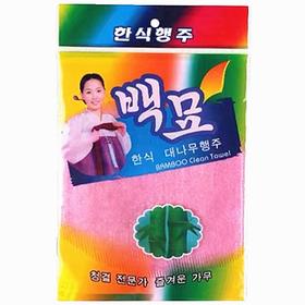 百妙竹纤维洗碗布1枚한식백묘 대나무행주