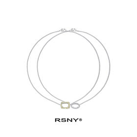 LINK TO LINK空镜星链项链双层项链#1298FW