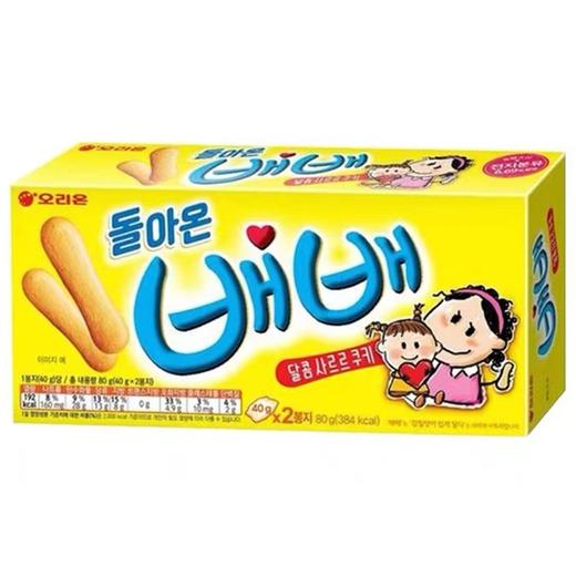 好丽友贝贝饼干80g오리온 배배 달콤사르르쿠키 商品图0