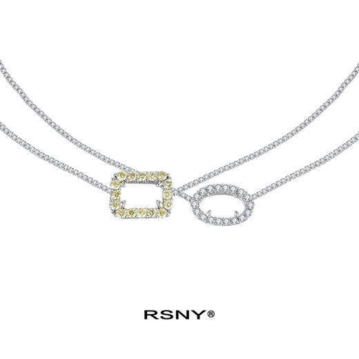 LINK TO LINK空镜星链项链双层项链#1298FW 商品图1