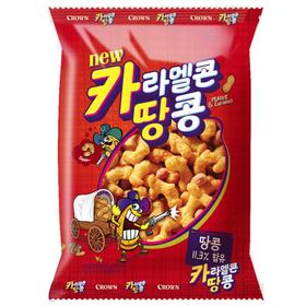 克丽安花生玉米膨化粒72g크라운 카라멜론땅콩